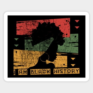 I Am Black History Magnet